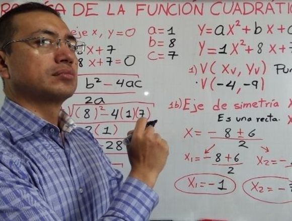 Clases particulares de Matemática,física y química