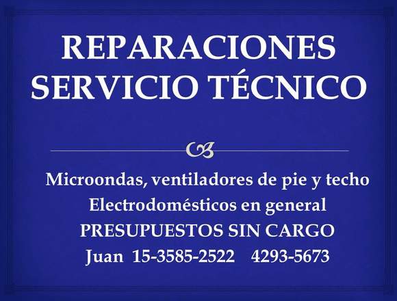 Reparaciones -Servicio Tecnico