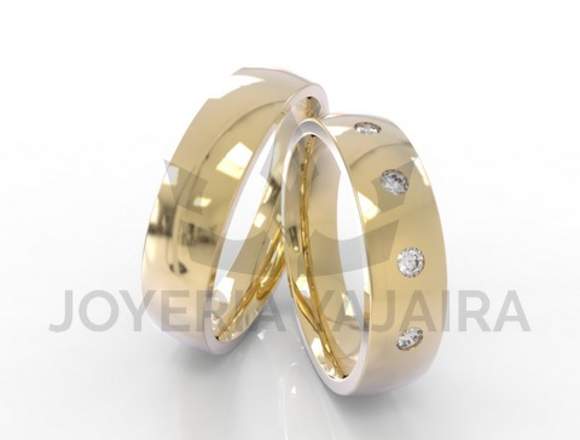 Argollas de Matrimonio 18 k