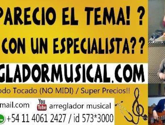 ARREGLADOR MUSICAL (+549)1140612427
