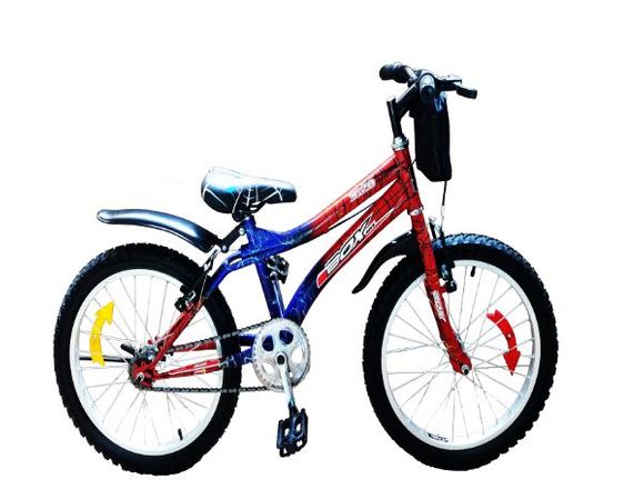 BICICLETA MONTAÑERA MTB NIÑO- ROJO y Azul