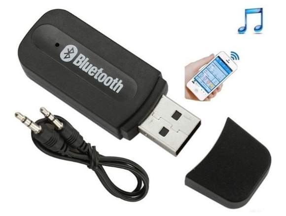 Receptor Adaptador Audio Bluetooth Usb 3.5mm Auxil