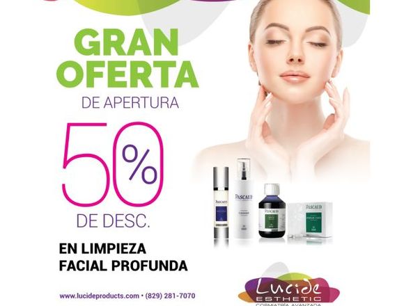 OFERTA DE un 50% en FACIAL PROFUNDO  