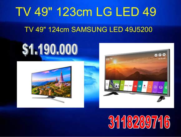 televisores samsung o lg de 49 $ 1.190.000 4k