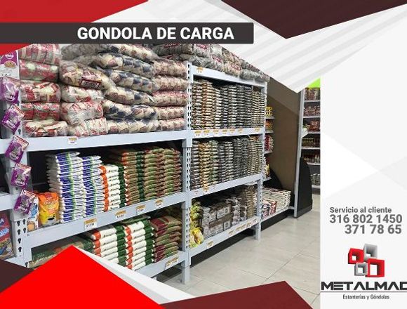 GONDOLAS, ESTANTERIAS, MUEBLES Y  MONTAJES 