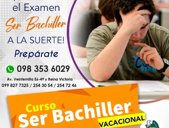 Curso Examen Ser Bachiller Quito