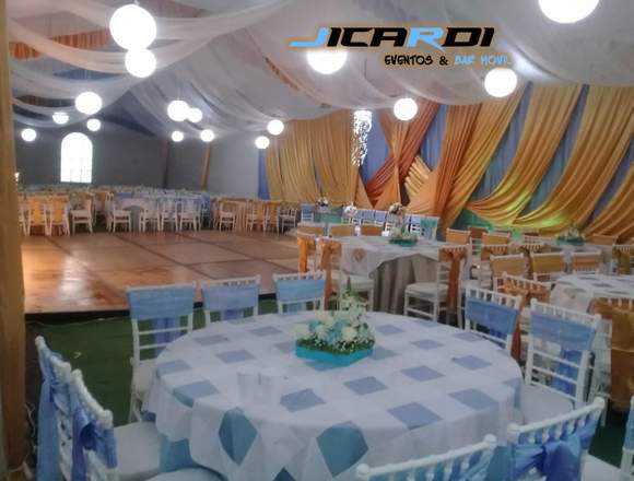 Carpas Elegantes, Banquetes y Letras Gigantes