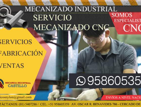 SERVICIO DE MECANIZADO CNC 