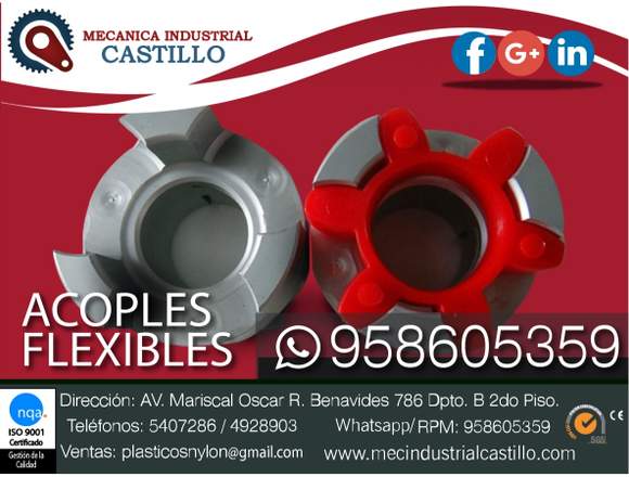 ACCOPLES FLEXIBLES EN LIMA 