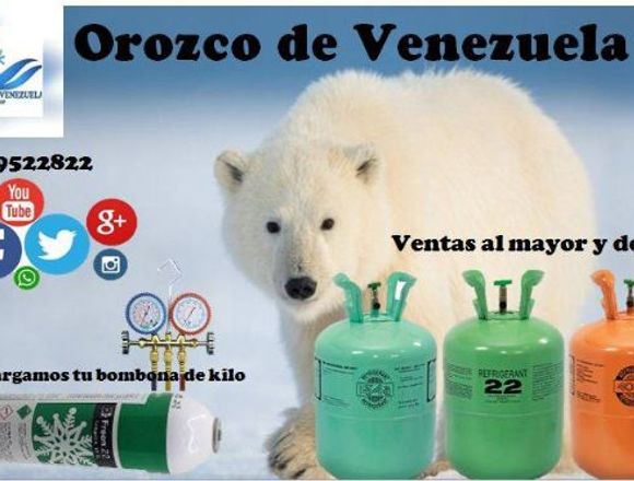 Venta de gas refrigerante al mayor y detal!