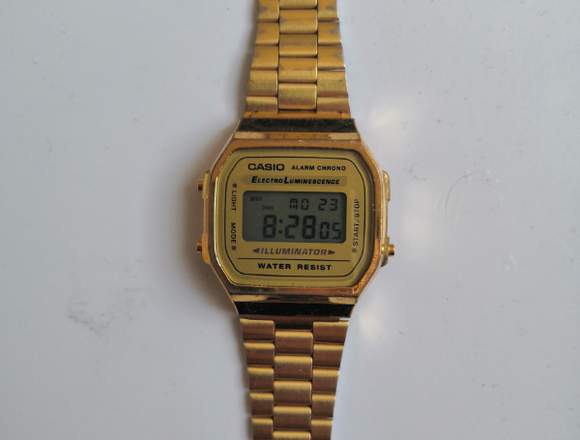 Reloj Casio Dorado A168 Vintage