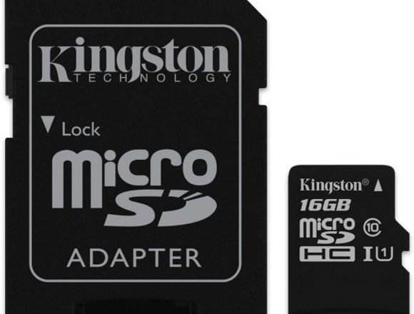 Memoria MicroSD Kingston 16 GB
