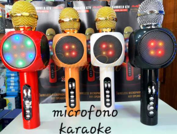 MICRÓFONO KARAOKE CON PARLANTE INCLUIDO