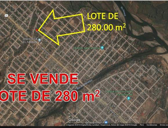 TERRENO DE 280 m2 EN SANGANI- PERENE- CHANCHAMAYO