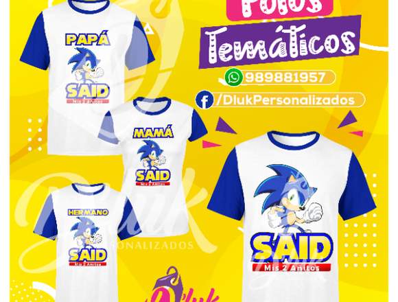 Polos familiares personalizados