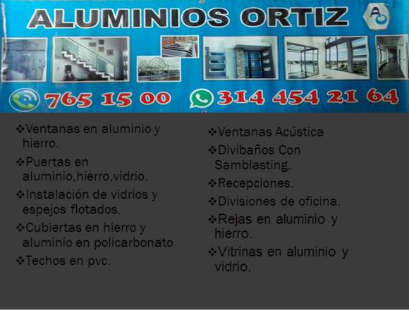 Aluminios y estructuras metálicas ortiz