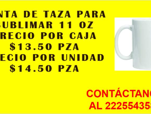 TAZAS BLANCAS 11 ONZAS 