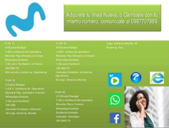 Planes y servicios de Movistar