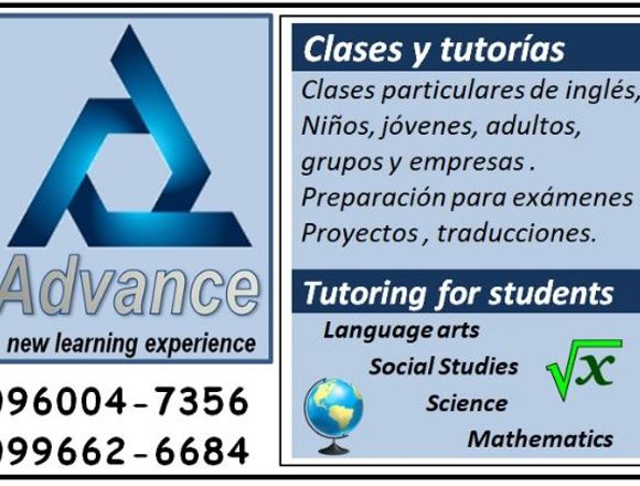 Clases particulares y tutorias  de Ingles 