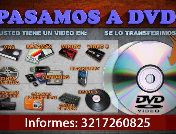 PASAMOS DE VHS, BETA, CASETE, CARRETOS A USB Ó DVD 🦛 - Anuto