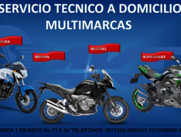 SERVICIO TECNICO DE MOTOS A DOMICILIO MULTIMARCAS