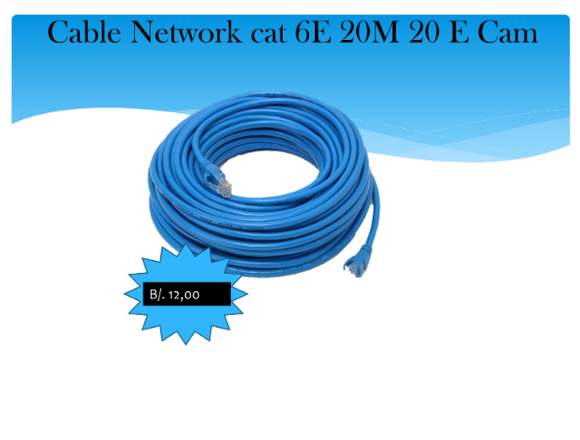 CABLE DE RED DE 20 Metros