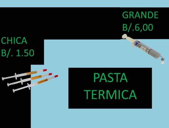 PASTAS TÉRMICAS - DIFERENTES TAMAÑOS