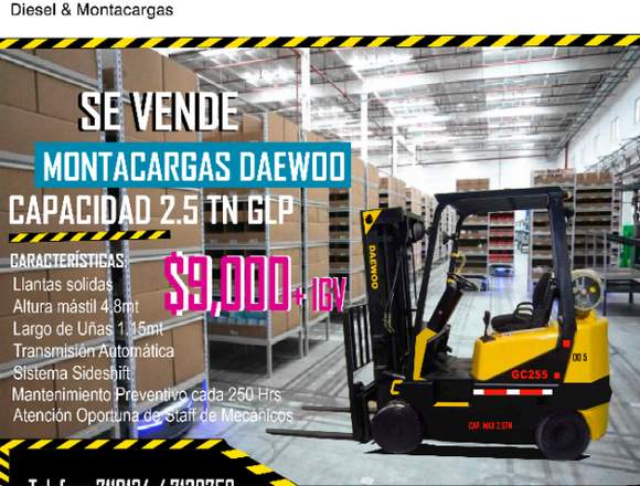 Venta de Montacargas Daewoo