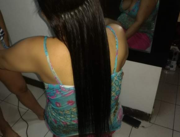 Aplicacion d extensiones d cabello x punto y venta