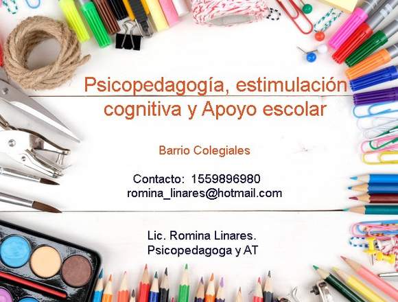 Lic en psicopedagogía y AT