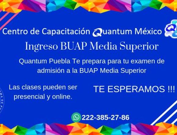 Curso de ingreso a prepa BUAP