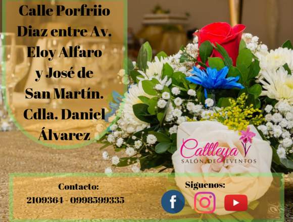 Eventos sociales, Cattleya Salón de Eventos