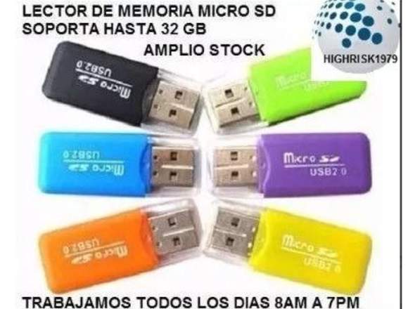 lector memoria micro sd tipo pendrive