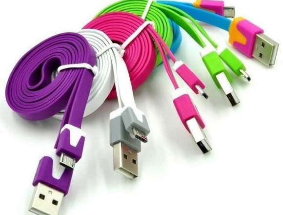 cable plano micro usb mide 1 metro 