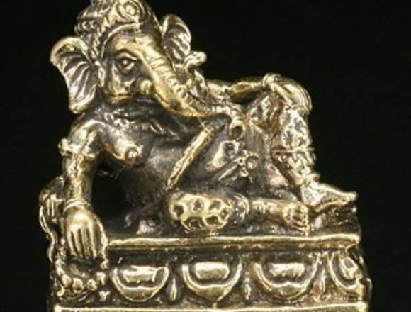 Ganesh Bronce Tumbado 25 x 28 x 11 Cm Aprox