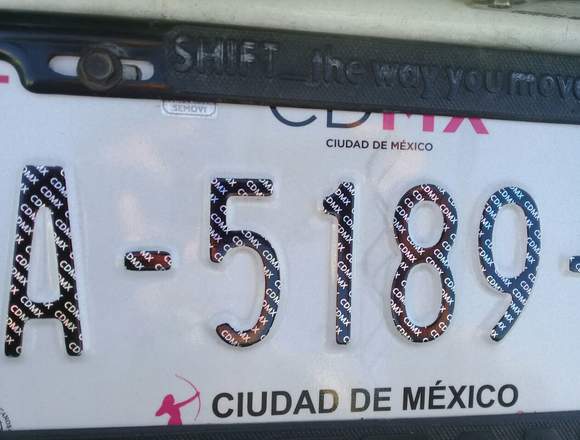 VENDO PLACAS DE TAXI CDMX