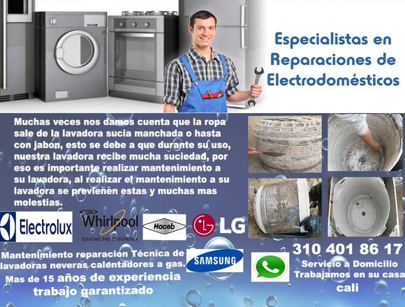 Servicio Tecnico Mantenimiento lavadoras y Neveras