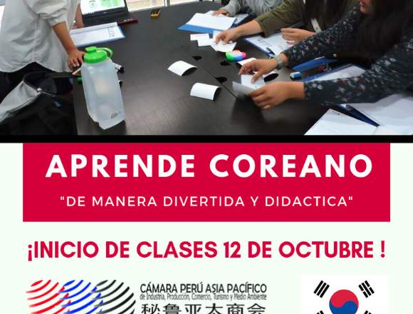 Clases de idioma Coreano