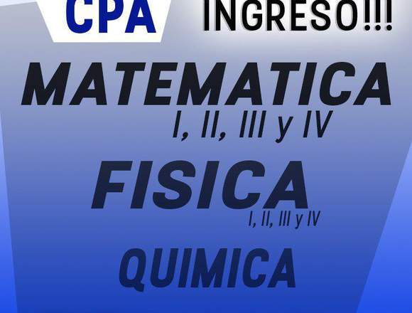 Analisis Matematico, Clases Particulares