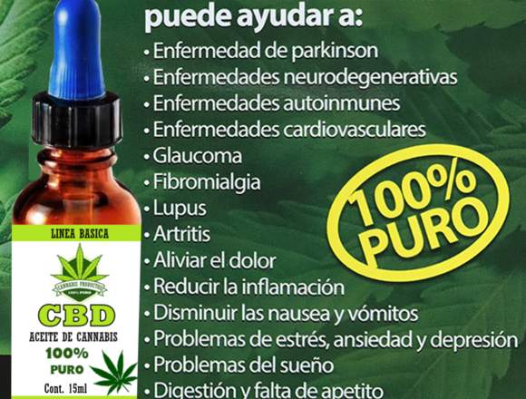 Aceite Puro de Cannabis CBD Hemp Concentrado
