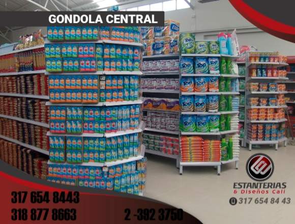 Estanterias y gondolas para supermercados