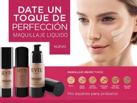 MAQUILLAJE LIQUIDO UP+ SEYTÚ 