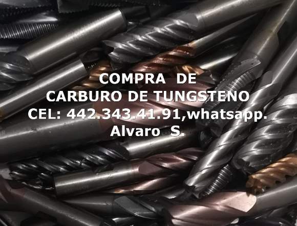 COMPRA DE PEDACERIA DE CARBURO DE TUNGSTENO