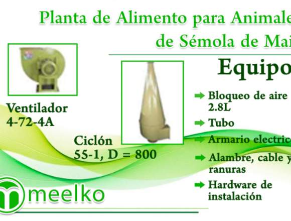 Meelko Planta de Alimento para Animales 