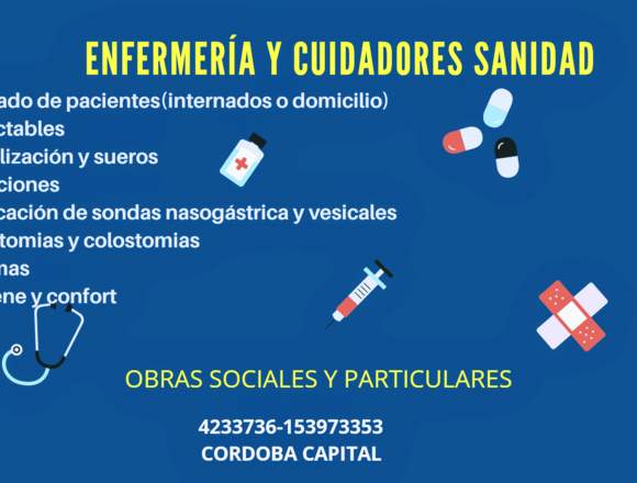 enfermería a domicilio SANIDAD