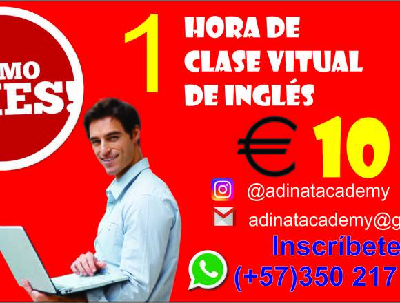 Clases virtuales de Inglés con profesores nativos