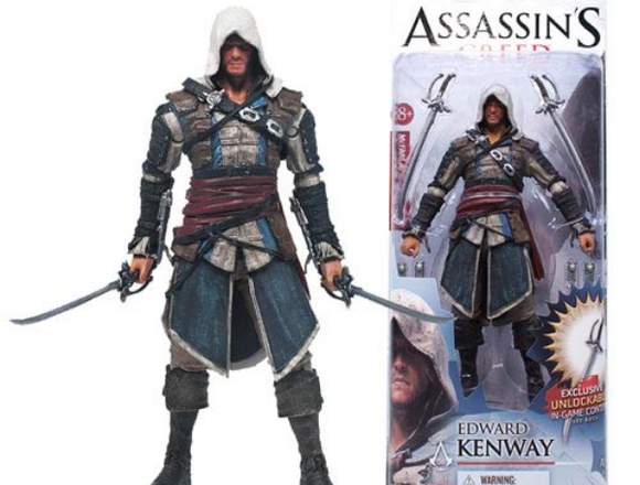 Assassin's Creed III figura articulada kenway 15cm