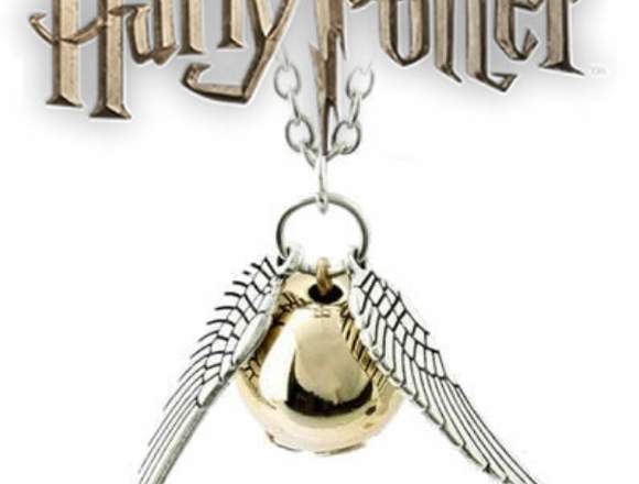 Colgante Quidditch Snitch Dorado (Harry Potter)