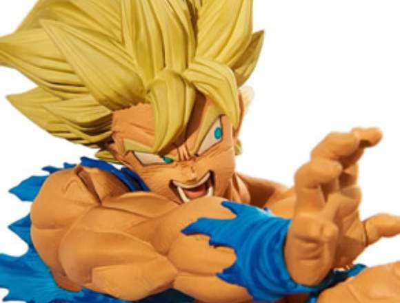 Figura Son Goku haciendo el kamehameha