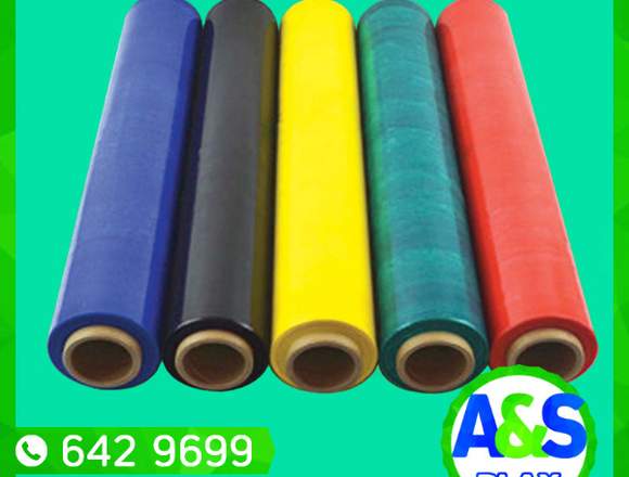 Stretch Film Cristal Colores - A&S PLAX